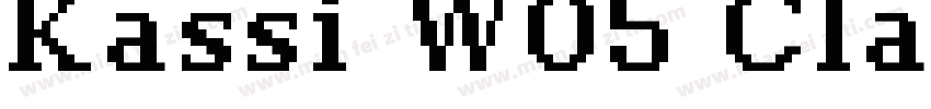 Kassi W05 Classic字体转换